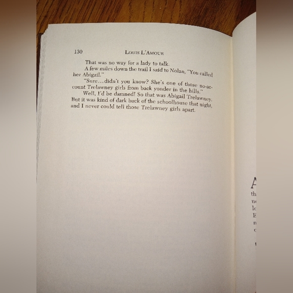 1981 Vintage Faux Leather Hardcover Mojave Crossing by Louis L'Amour - Picture 5 of 8